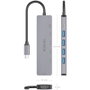 Aisens Docking USB-C 6 en 1 ASUC-6P047-GR Gris